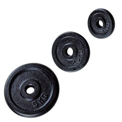 Placas ajustables negras del peso de la pesa de gimnasia