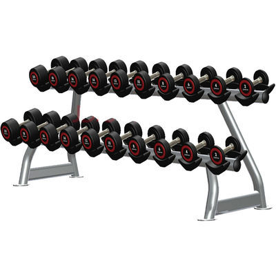 Logotipo de encargo del levantamiento de pesas de la pesa de gimnasia 3 de la grada del estante comercial de la barra vertical