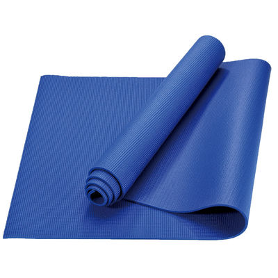 Ejercicio azul Mats Anti Slip de la yoga del Pvc aptitud amistosa de los 61cm del x 10cm Eco