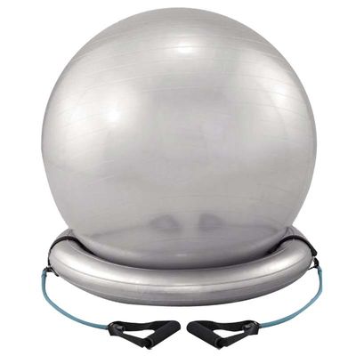 Banda estallada anti grande baja de la resistencia de la estabilidad de Ring Inflating los 55cm de la bola del ejercicio del PVC